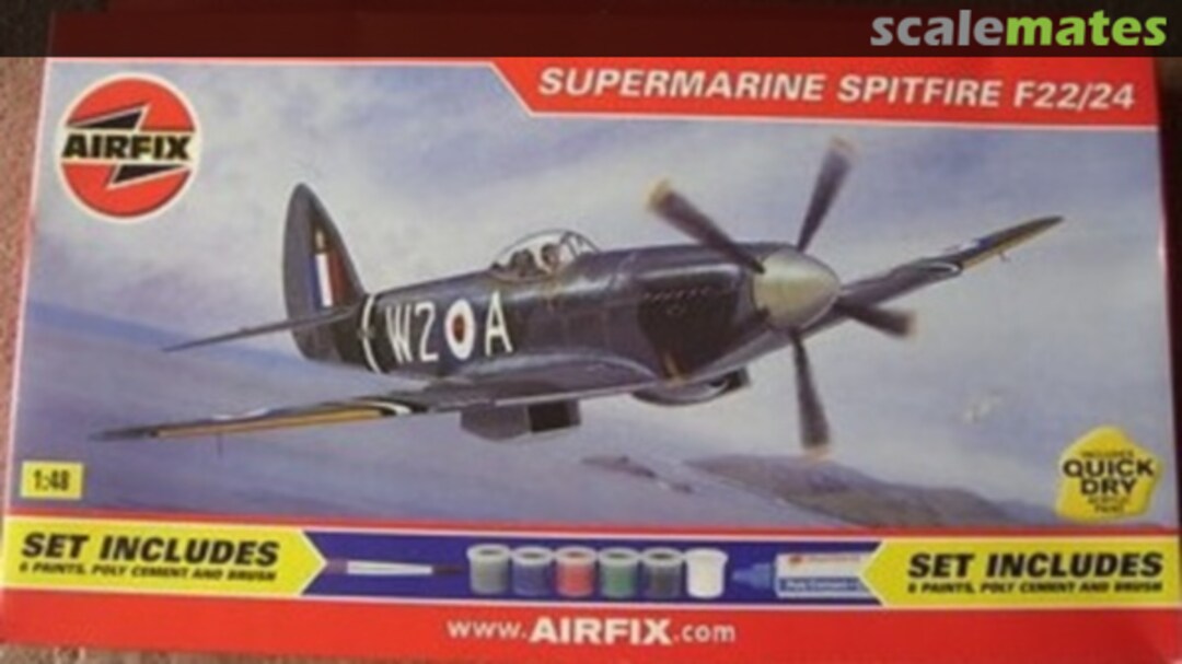 Boxart Supermarine Spitfire F22/24 06101G Airfix Boxart Supermarine Spitfire F22/24 06101G Airfix
