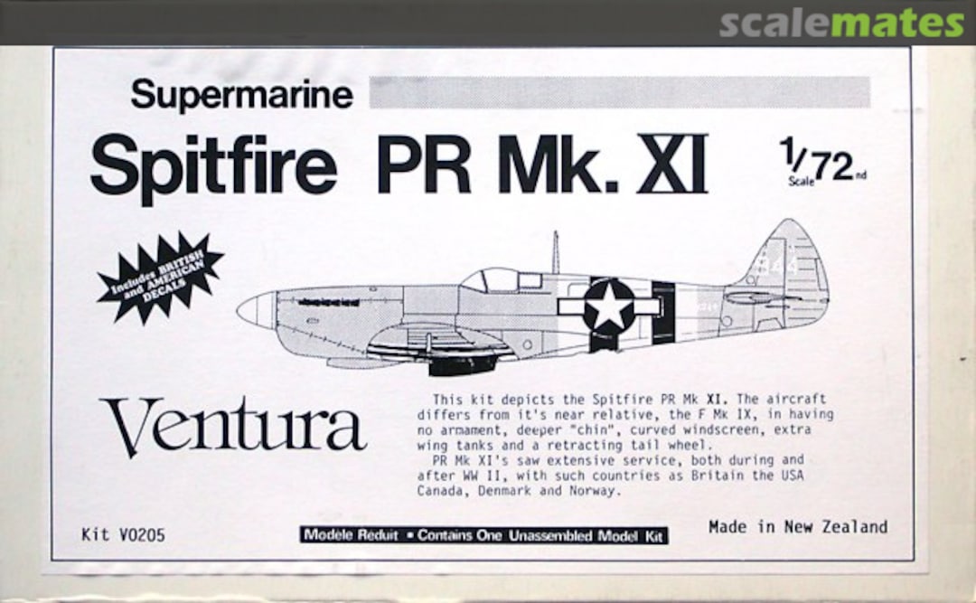 Supermarine Spitfire PR Mk.XI, Ventura V0205 (199x)