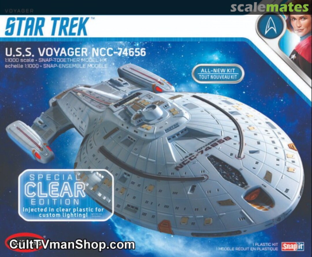 Boxart USS Voyager - Clear Plastic Version PL-992 Polar Lights Boxart USS Voyager - Clear Plastic Version PL-992 Polar Lights