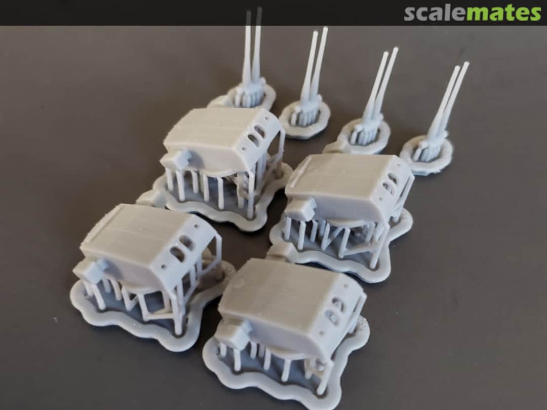 Boxart RN Bolzano 203 mm (8"/53 cal.) Twin-gun Turrets 350-Bolzano turrets-4 Model Monkey Boxart RN Bolzano 203 mm (8"/53 cal.) Twin-gun Turrets 350-Bolzano turrets-4 Model Monkey