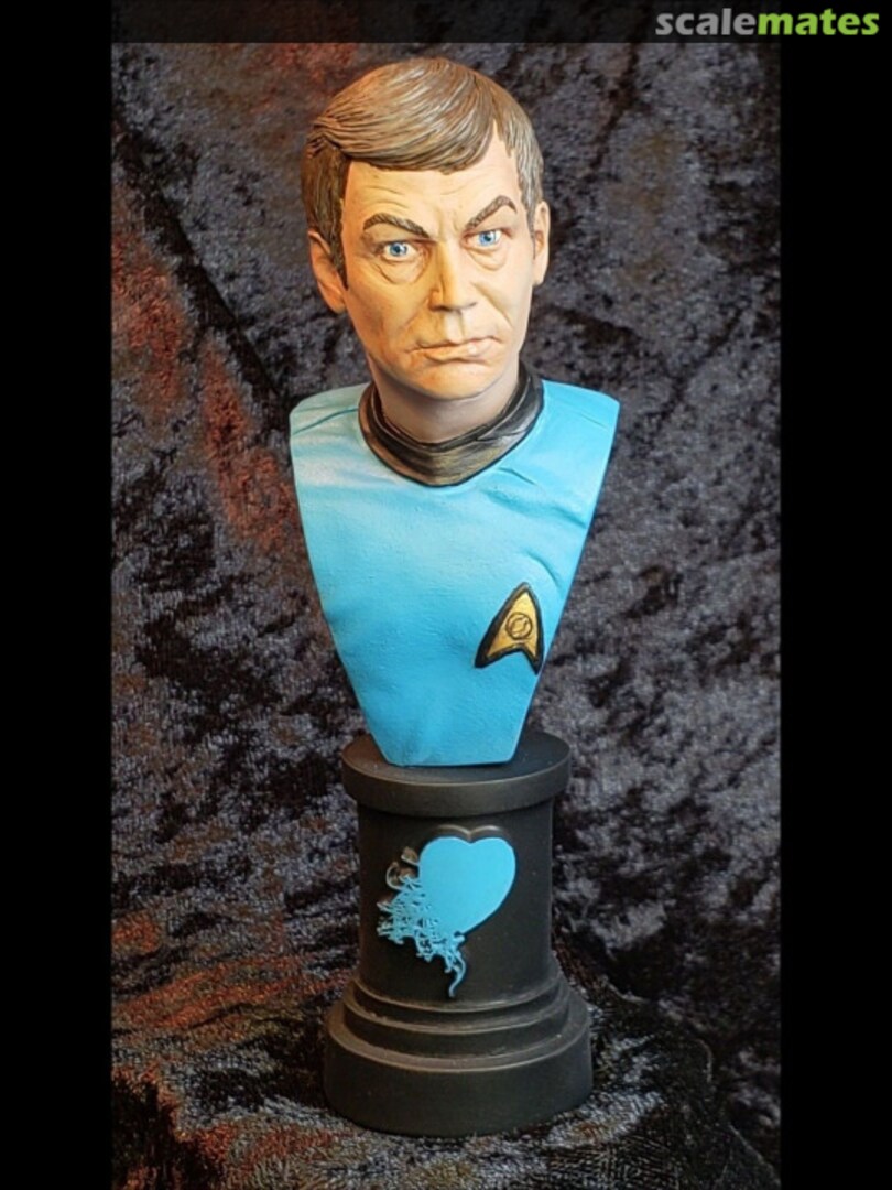 Boxart DeForest Kelley tribute bust  Black Heart Enterprises