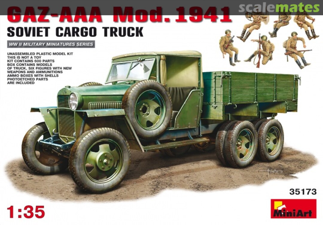 Boxart GAZ-AAA 35173 MiniArt Boxart GAZ-AAA 35173 MiniArt