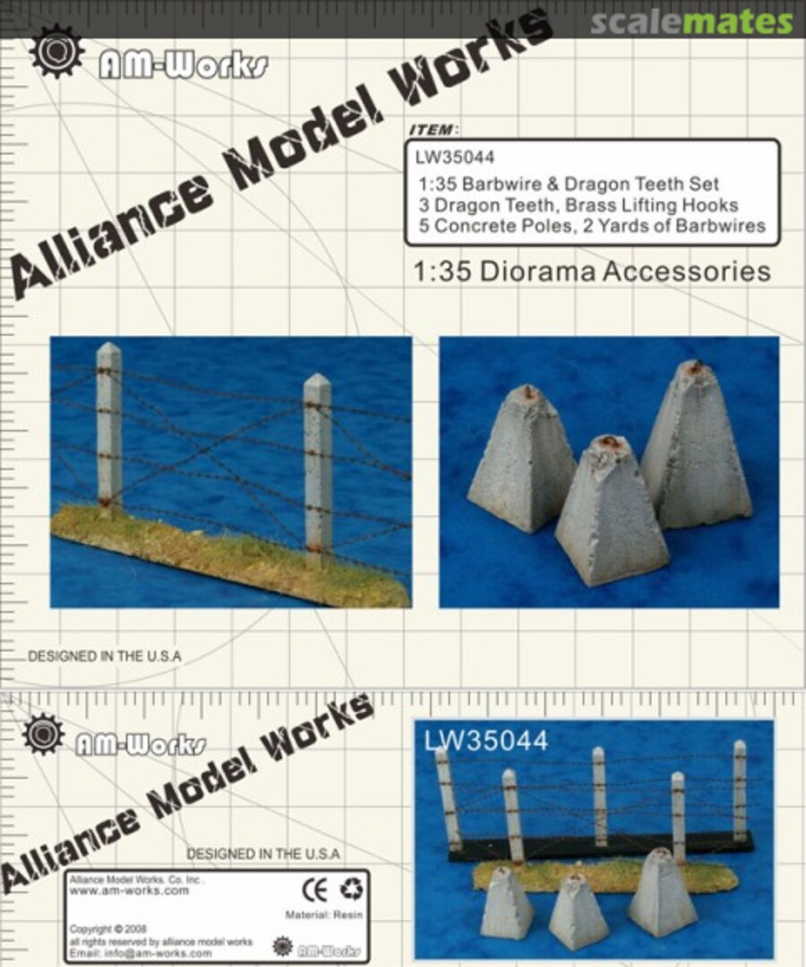 Boxart Diorama Accessories LW35044 Alliance Model Works Boxart Diorama Accessories LW35044 Alliance Model Works