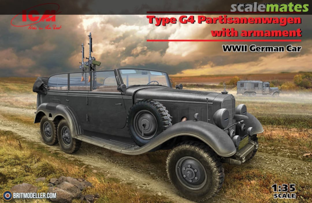 Boxart Type G4 Partisanenwagen 35530 ICM