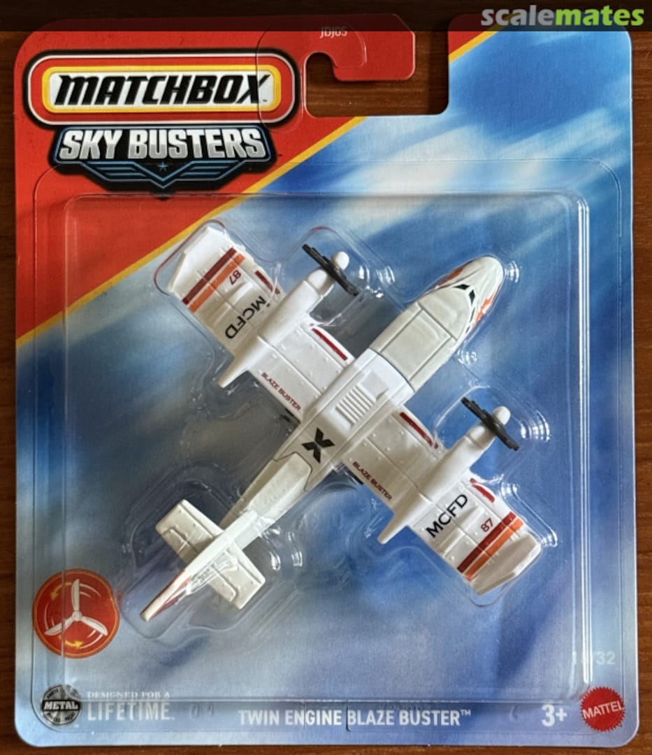 Boxart Twin Engine Blaze Buster SB-87 Matchbox Boxart Twin Engine Blaze Buster SB-87 Matchbox