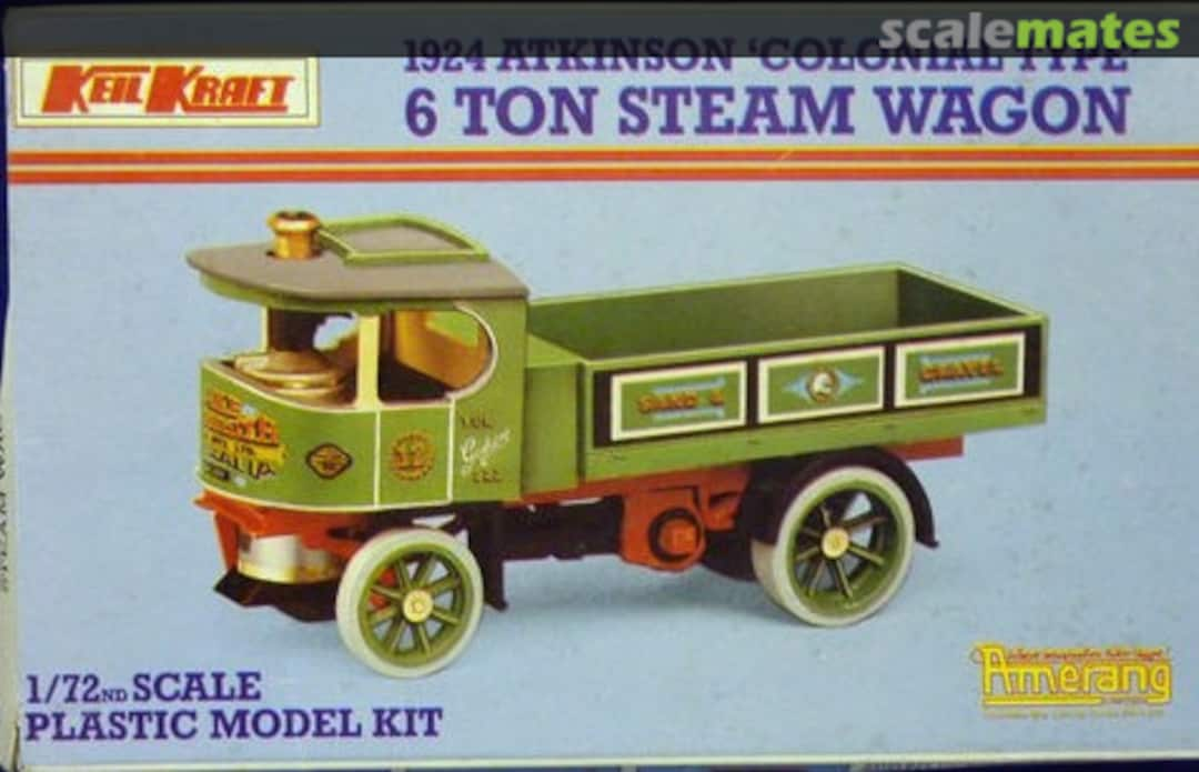 Boxart 1924 Atkinson 'Colonial type' 6ton steam wagon K315 Keil Kraft