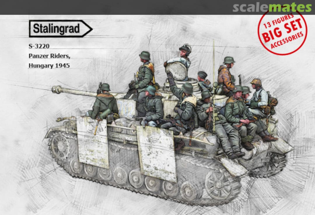 Boxart Panzer Riders, Hungary 1945 S-3220 Stalingrad Boxart Panzer Riders, Hungary 1945 S-3220 Stalingrad