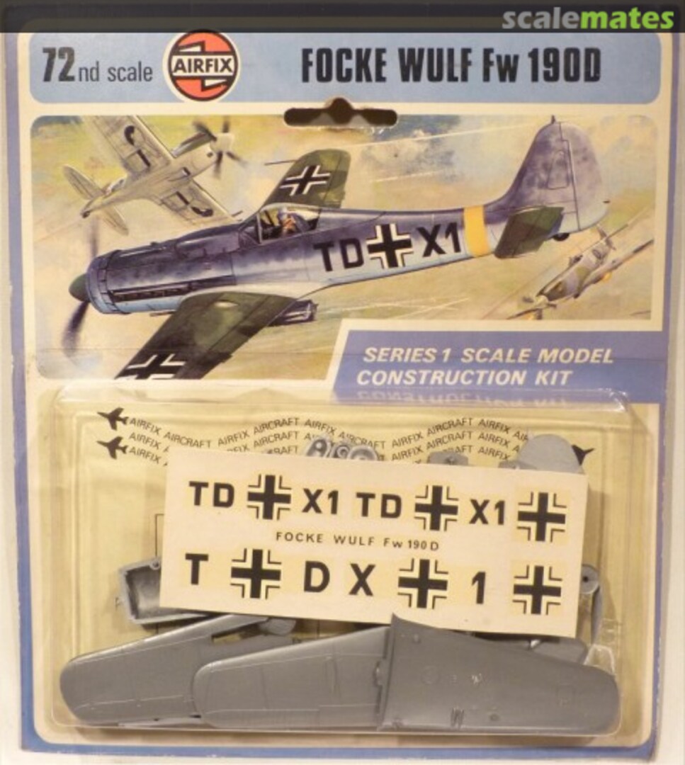 Boxart Focke Wulf Fw 190D 01021-0 Airfix Boxart Focke Wulf Fw 190D 01021-0 Airfix