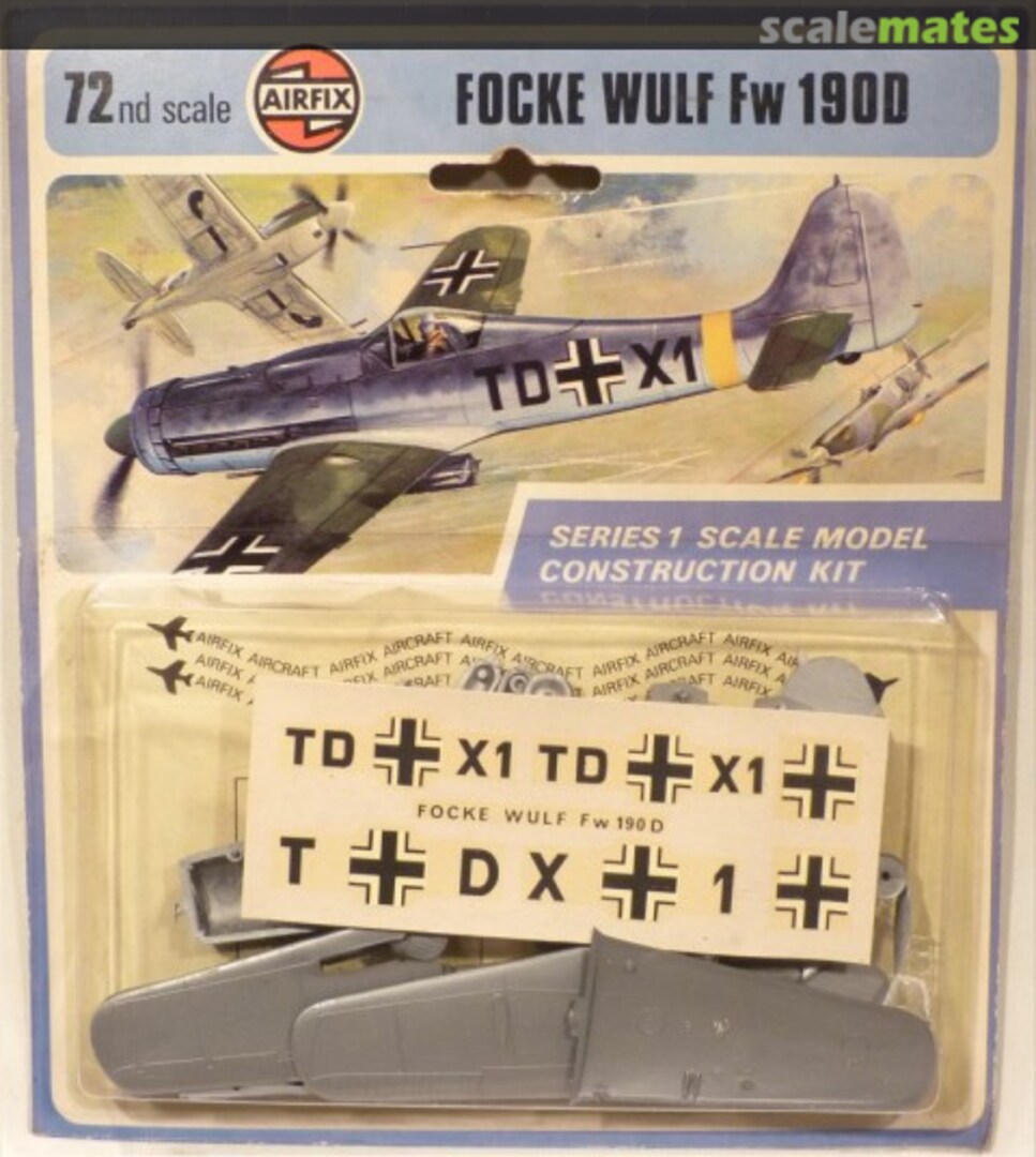 Boxart Focke Wulf Fw 190D 01021-0 Airfix