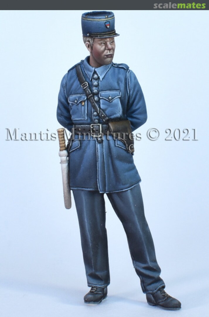 Boxart French Policeman, WW2 35143 Mantis Miniatures