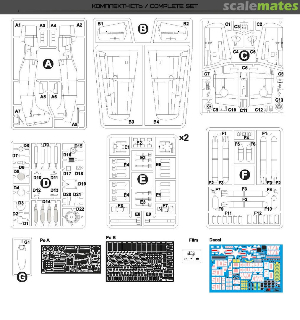 Contents Martin AM-1 Mauler 7239 A&A Models Contents Martin AM-1 Mauler 7239 A&A Models