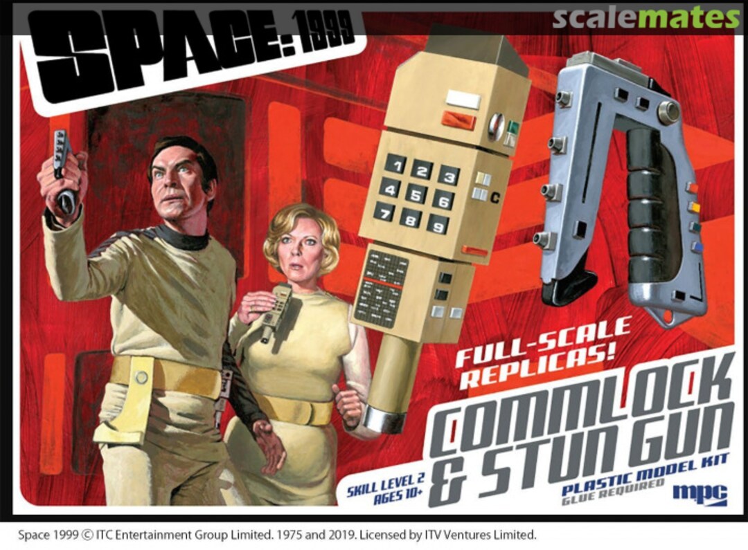 Boxart Space:1999 Stun Gun and Comlock MPC-941 MPC Boxart Space:1999 Stun Gun and Comlock MPC-941 MPC