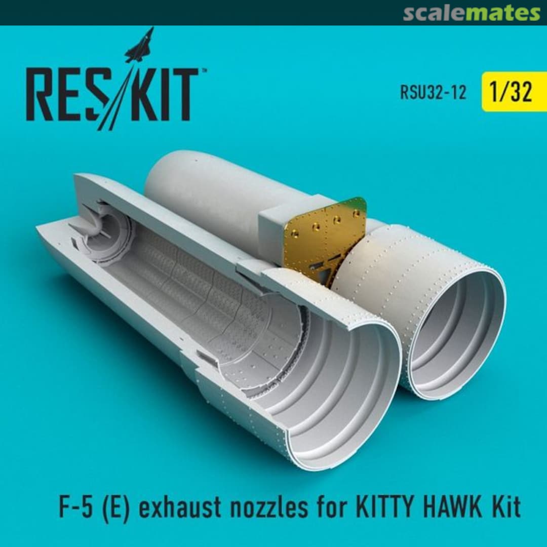 Boxart Northrop F-5E - exhaust nozzles RSU32-0012 ResKit