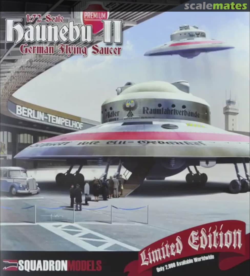 Boxart Haunebu II German Flying Saucer civil SQM0002 Squadron Boxart Haunebu II German Flying Saucer civil SQM0002 Squadron