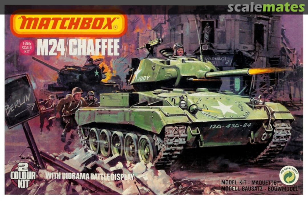 Boxart M24/Chaffee 40079 Matchbox Boxart M24/Chaffee 40079 Matchbox