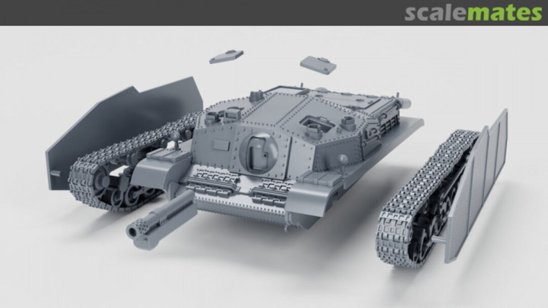 Boxart Assault howitzer 43.M Zrinyi II - with side skirts / open hatch 72012921-56 EMP3d