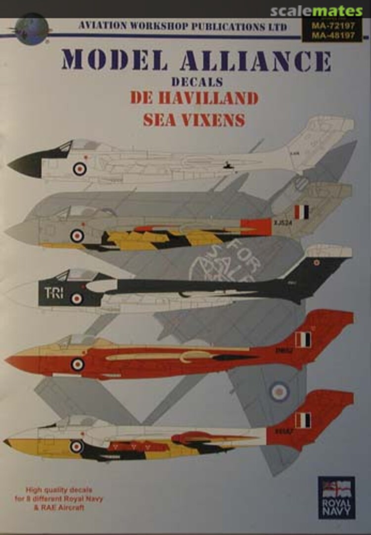 Boxart De Havilland Sea Vixens MA-48197 Model Alliance