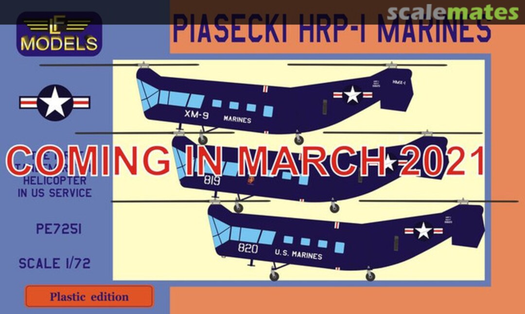Boxart Piasecki HRP-1 Marines PE7251 LF Models Boxart Piasecki HRP-1 Marines PE7251 LF Models