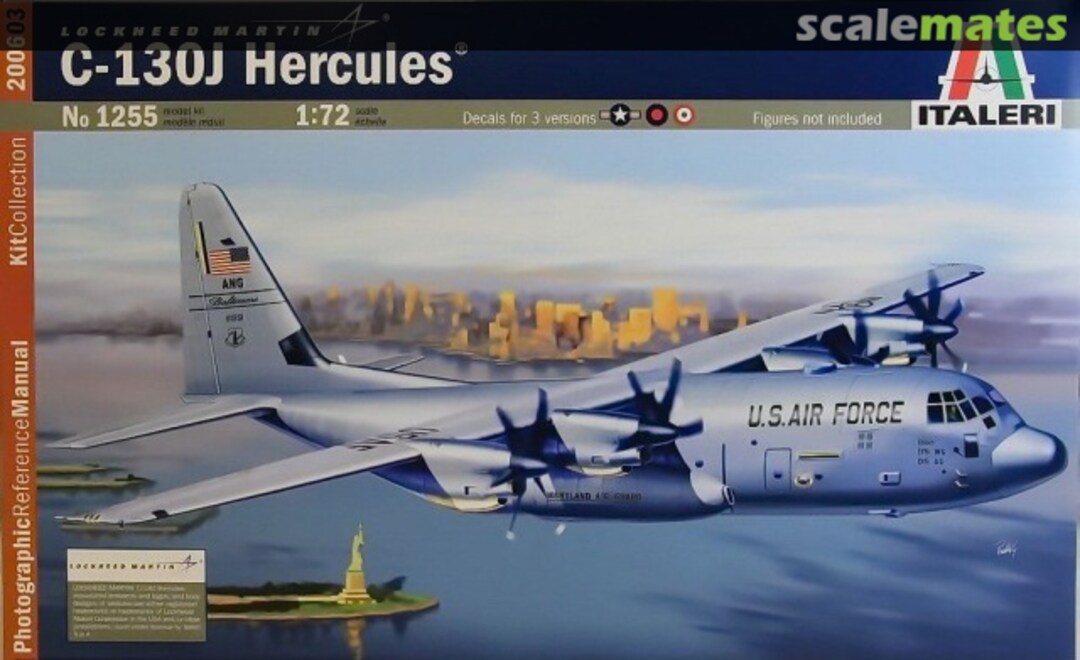 Boxart C-130J HERCULES 1255 Italeri Boxart C-130J HERCULES 1255 Italeri