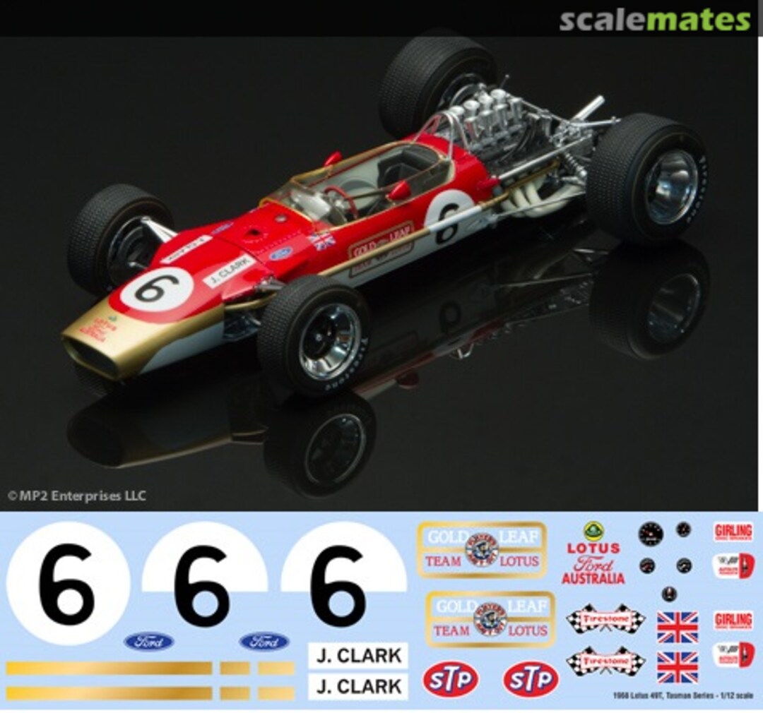 Boxart Lotus-Ford 49T "GOLD LEAF TEAM LOTUS" Indycals Boxart Lotus-Ford 49T "GOLD LEAF TEAM LOTUS" Indycals