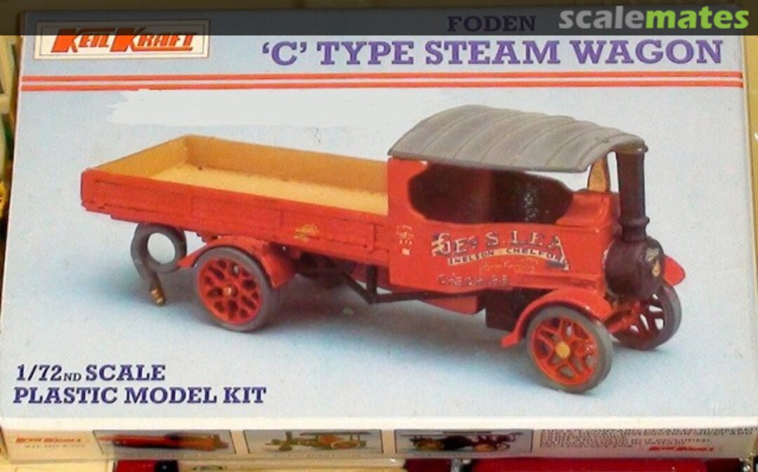 Boxart Foden 'C' Type Steam Wagon K303 Keil Kraft Boxart Foden 'C' Type Steam Wagon K303 Keil Kraft