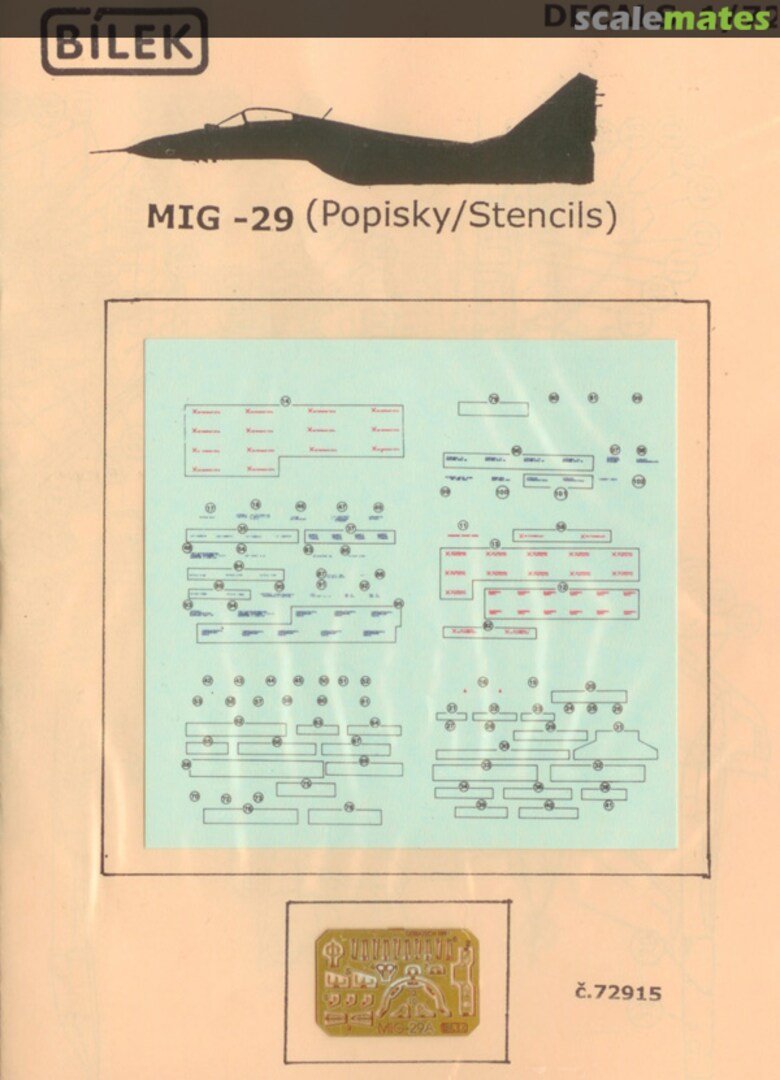 Boxart MIG-29 72915 Bilek