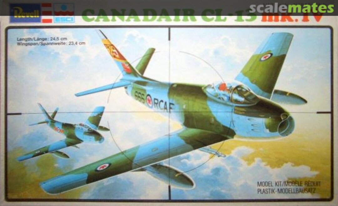 Boxart Canadair CL-13 mk.IV H-2291 Revell/ESCI