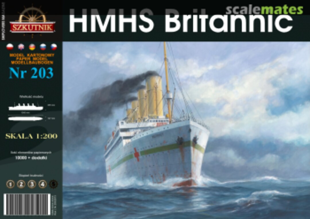 Boxart HMHS Britannic 203 Szkutnik Boxart HMHS Britannic 203 Szkutnik