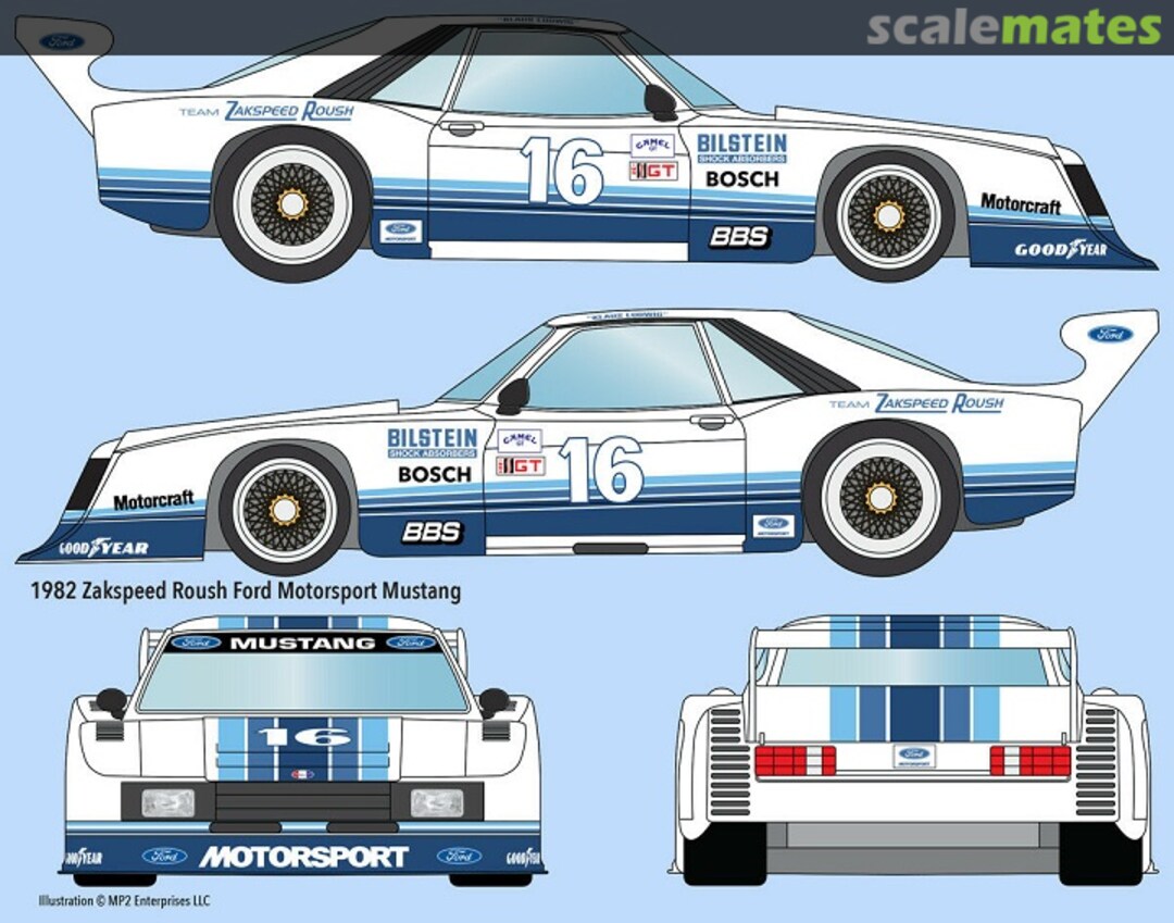 Boxart Ford Mustang "Zakspeed Roush" Indycals Boxart Ford Mustang "Zakspeed Roush" Indycals