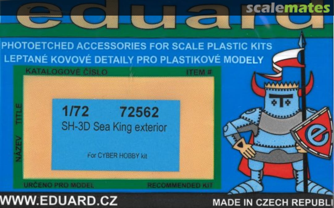 Boxart SH-3D Sea King exterior - Cyber Hobby - 72562 Eduard Boxart SH-3D Sea King exterior - Cyber Hobby - 72562 Eduard