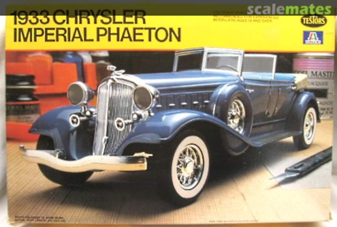 Boxart 1933 CHRYSLER IMPERIAL PHAETON 834 Testors/Italeri Boxart 1933 CHRYSLER IMPERIAL PHAETON 834 Testors/Italeri