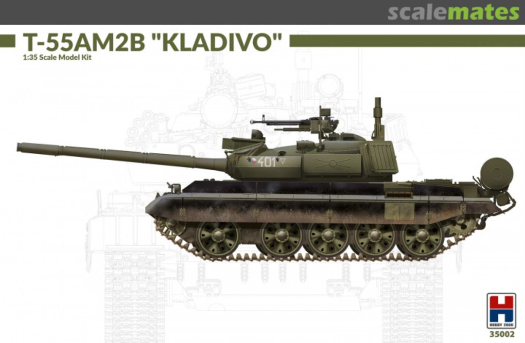 Boxart T-55AM2B Kladivo 35002 Hobby 2000 Boxart T-55AM2B Kladivo 35002 Hobby 2000