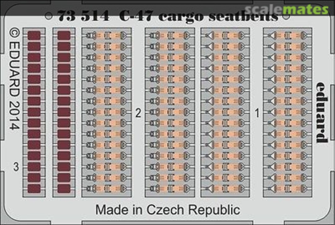 Boxart C-47 Cargo Seatbelts 73514 Eduard Boxart C-47 Cargo Seatbelts 73514 Eduard
