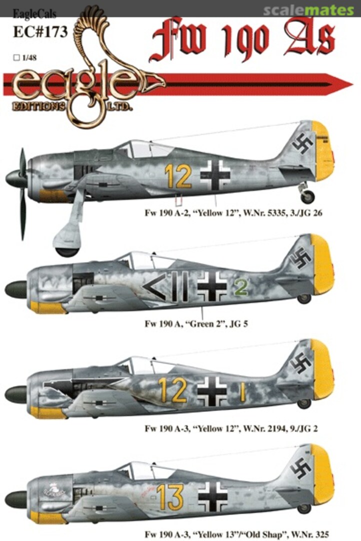 Boxart Fw 190As EC48-173 Eagle Editions Boxart Fw 190As EC48-173 Eagle Editions