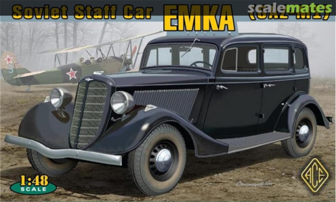Personenwagen GAZ-M1 EMKA ACE 1//48 russ