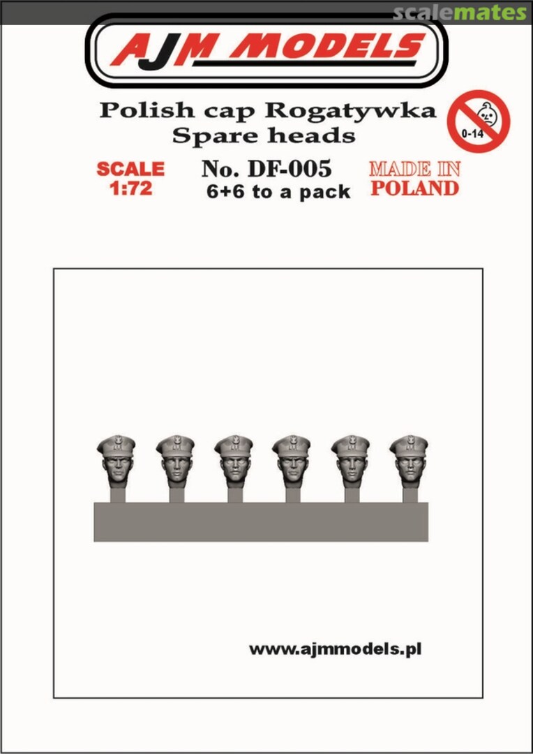 Boxart Polish cap Rogatywka Spare heads DF-005 AJM Models