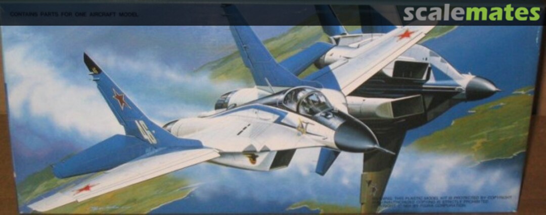 Boxart MiG-29A Fulcrum "Stormy Petrel" 35115 Fujimi Boxart MiG-29A Fulcrum "Stormy Petrel" 35115 Fujimi