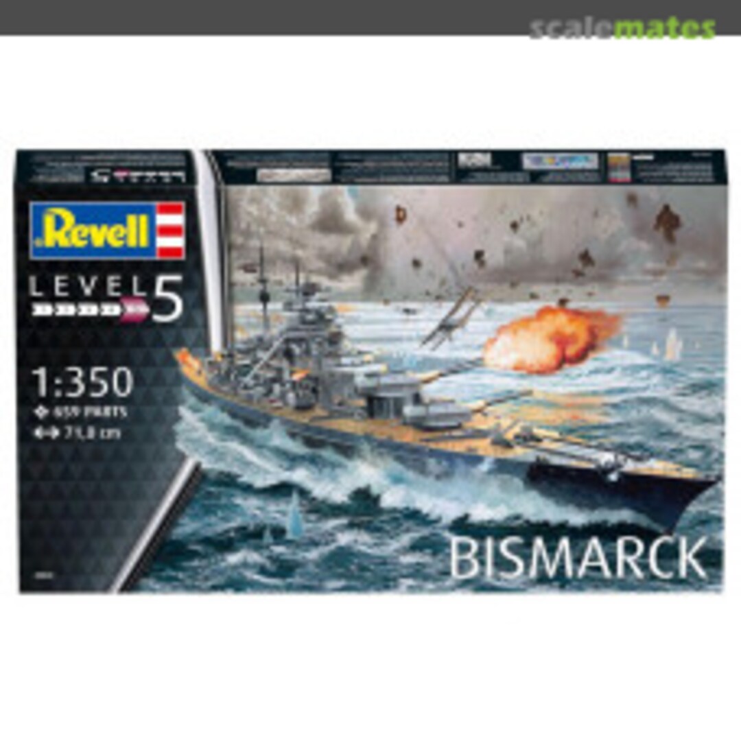 Boxart Bismarck 05040 Revell Boxart Bismarck 05040 Revell