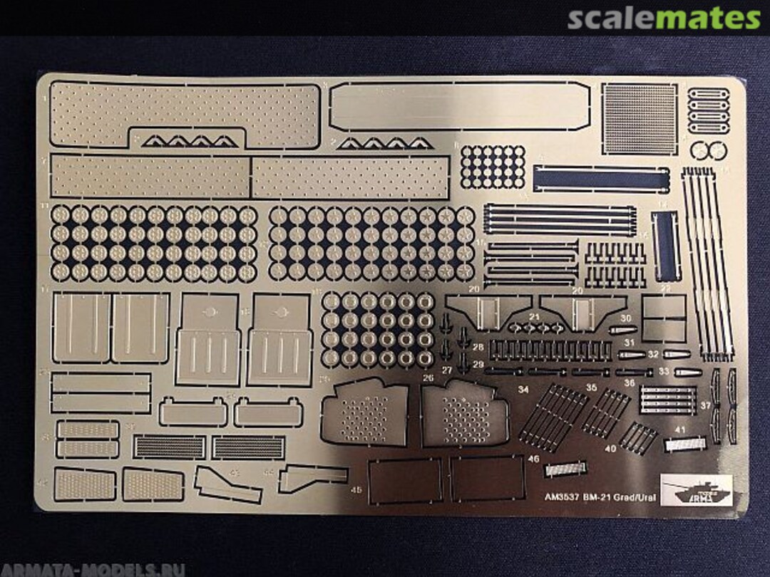 Boxart BM-21 "Grad"/ Ural detail set AM3537 Arma Models