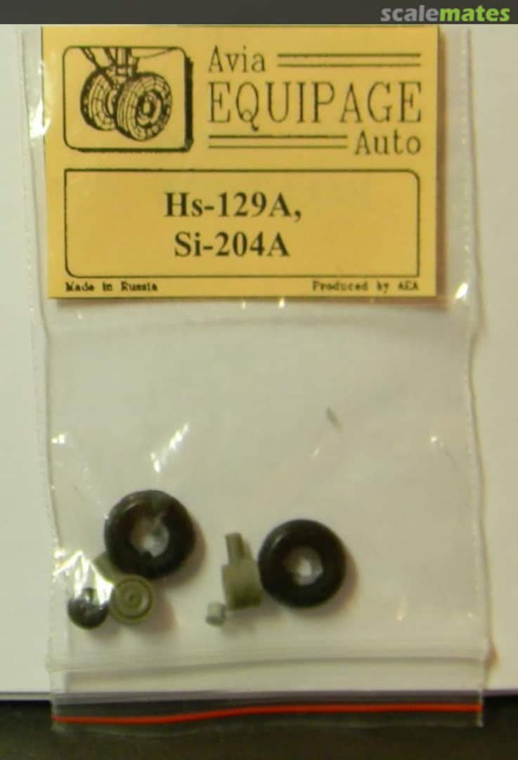 Boxart Siebel Si-204A wheel set 72076 Avia Equipage Auto Boxart Siebel Si-204A wheel set 72076 Avia Equipage Auto