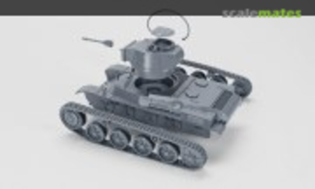 1:72 Light Tank 38M Toldi I (A20) - open hatch (EMP3d 72012931)