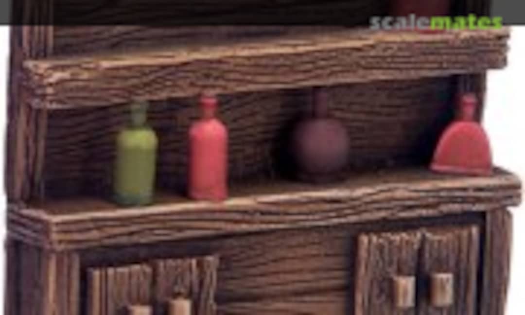 28mm Wooden Shelves (Crooked Dice MINI 2254) MINI 2254