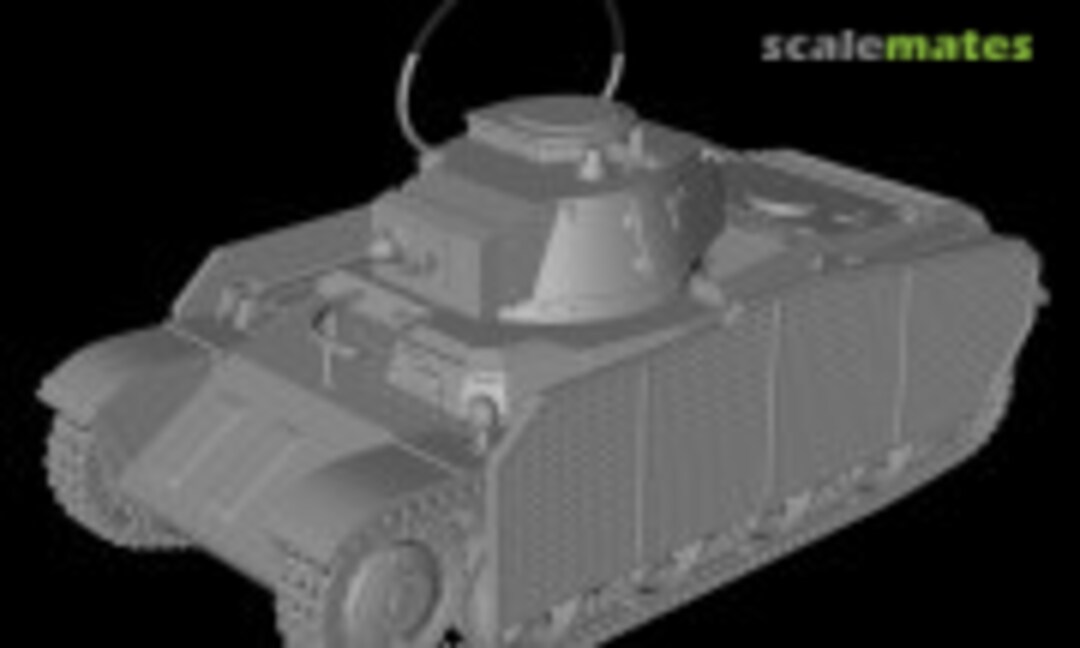 1:72 Light Tank 38M Toldi I (A20) - with side Skirts / closed hatch (EMP3d 72012932)
