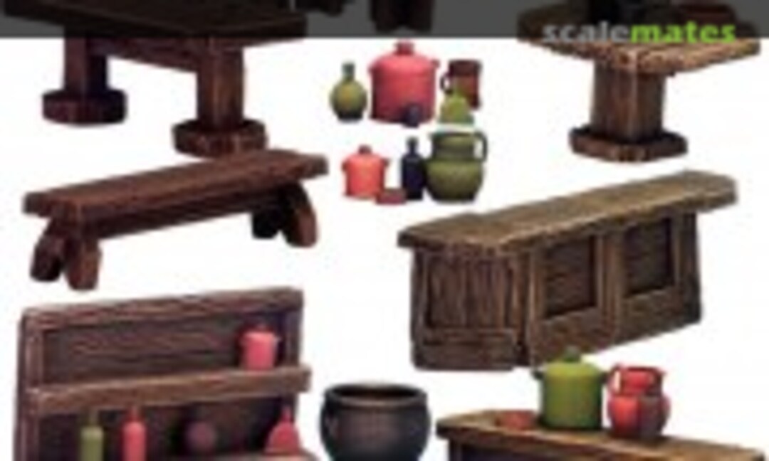 28mm Tavern Terrain Set (Crooked Dice DEAL 548) DEAL 548
