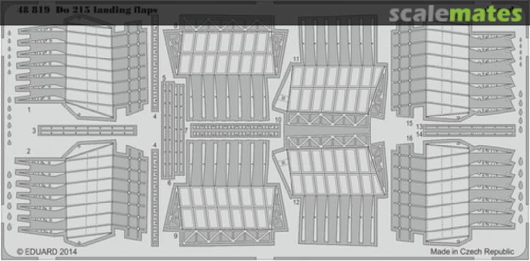 Boxart Dornier Do 215 landing flaps 48819 Eduard