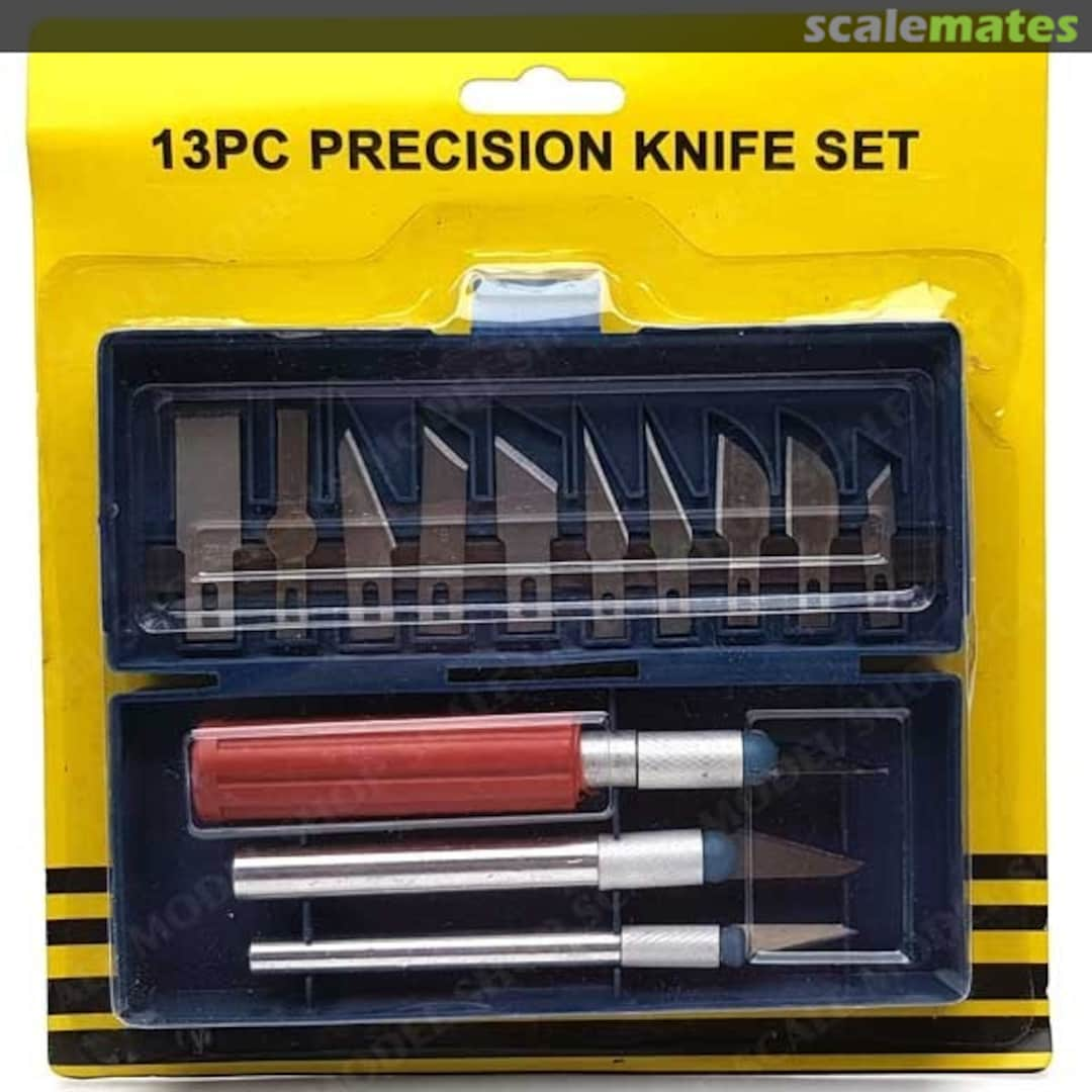 Boxart 13 Pc. Precision Knife Set SMS-114 Scale Model Shop