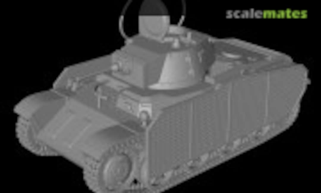 1:72 Light Tank 38M Toldi I (A20) - with side Skirts / open hatch (EMP3d 72012933)
