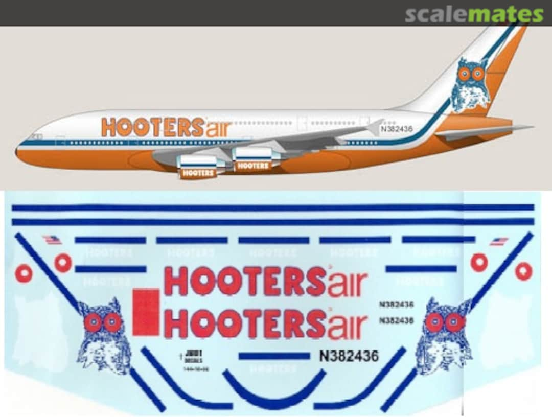 Boxart Airbus A380-800 144-15-02 JBOT Decals