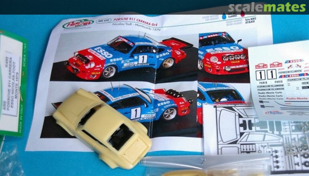 Boxart Porsche 911 Carrera RS "Esso" ARE450 Arena Modelli Boxart Porsche 911 Carrera RS "Esso" ARE450 Arena Modelli