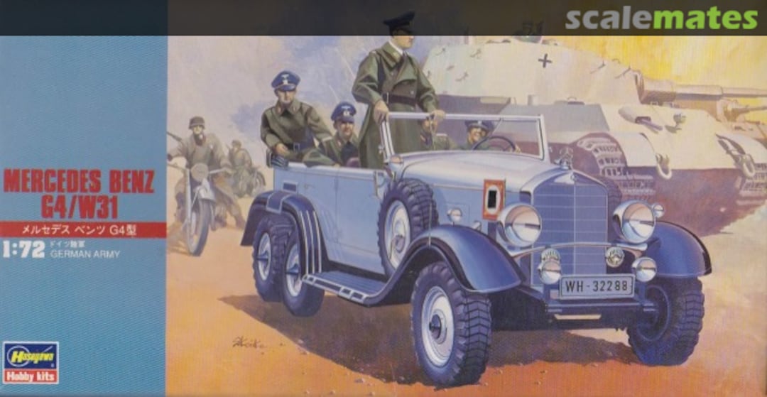 Boxart Mercedes Benz G4/W31 31128 Hasegawa Boxart Mercedes Benz G4/W31 31128 Hasegawa
